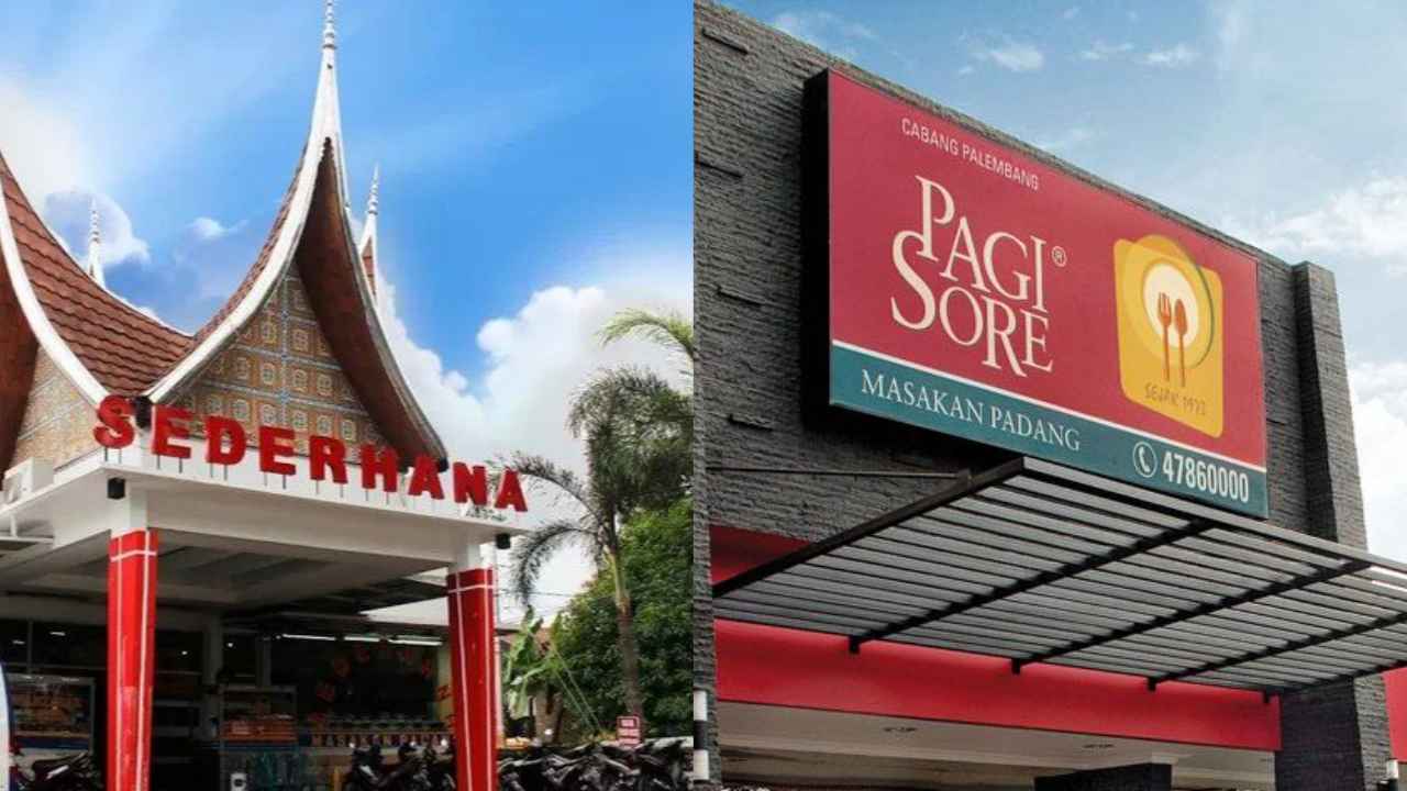 Franchise rumah makan Padang Sederhana vs franchise Pagi Sore