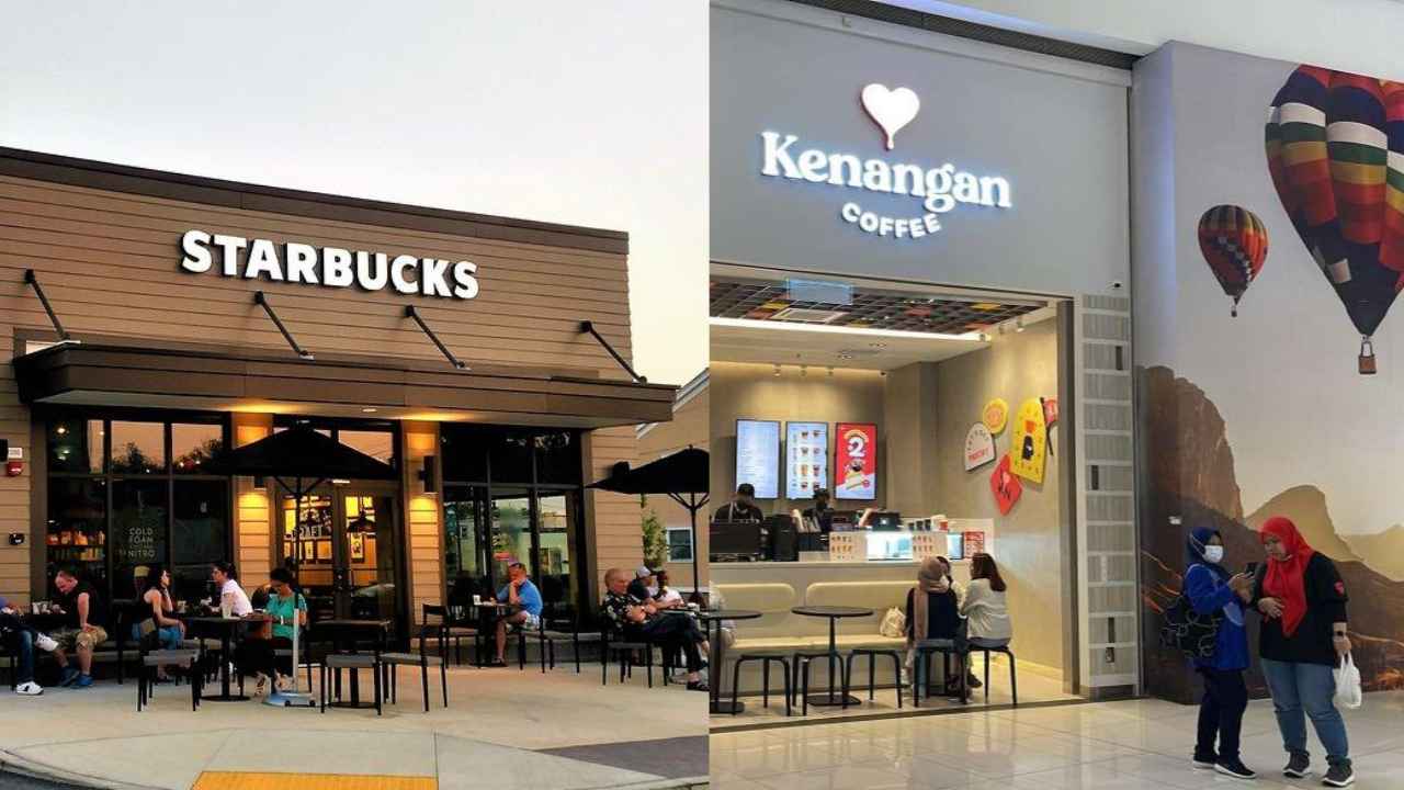 Franchise starbucks Indonesia perbandingan dengan kopi kenangan