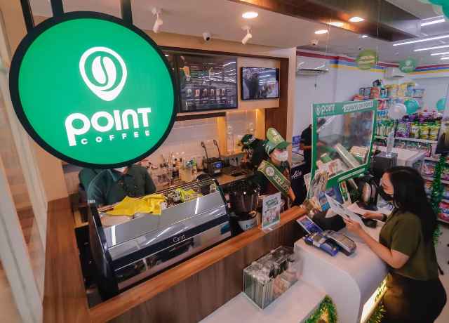 Franchise Point Coffee bisnis kedai kopi indomaret paket usaha lengkap