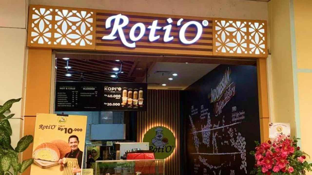 Franchise Roti O toko roti kekinian simulasi balik modal (BEP)